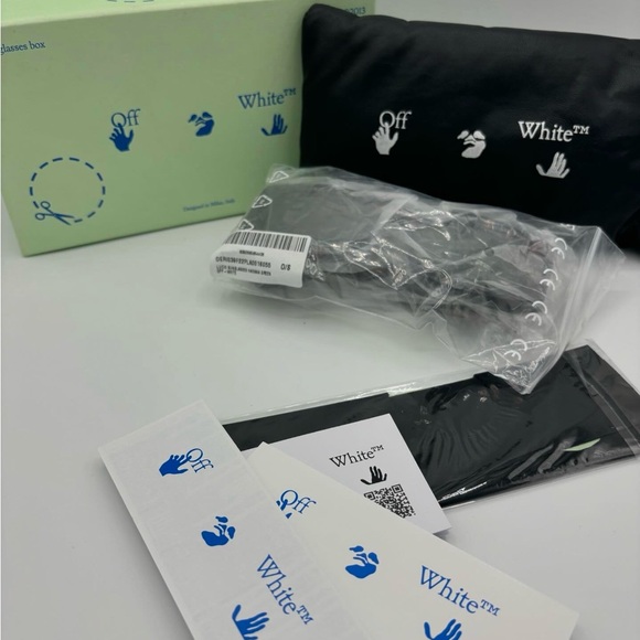 SOLD Off White Lucio Logo Prince Sunglasses Full Inclusion - Picture 9 of 12